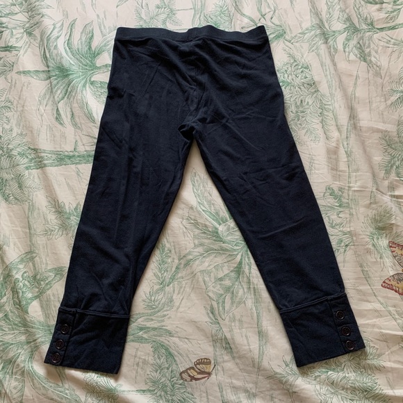 Black Grey Roxy Leggings - Picture 2 of 3